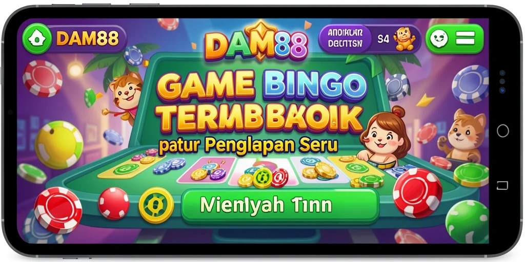Screenshot utama DAM88 menunjukkan gameplay seru Bingo.