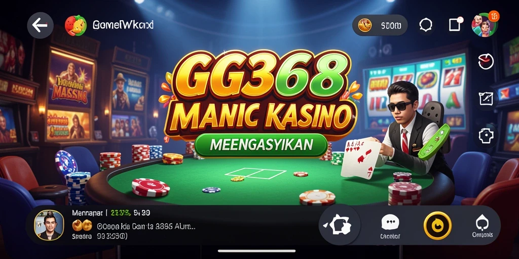 Tampilan gameplay GG368 yang memukau dan mengasyikkan dalam permainan Kasino.