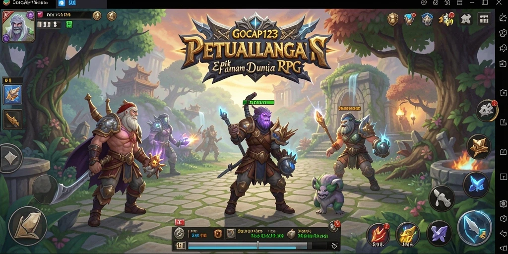 Tampilan gameplay yang seru dan mendebarkan di GOCAP123.
