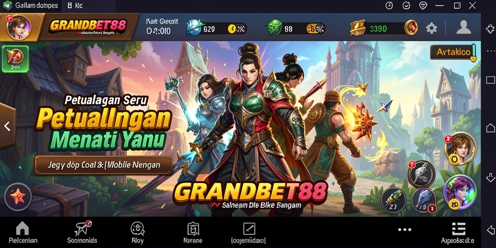 Tangkapan layar dari gameplay seru di GRANDBET88.