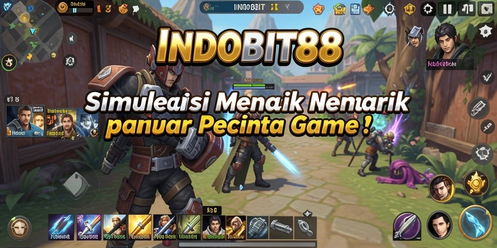 Tampilan gameplay INDOBIT88 yang menawan dan interaktif.