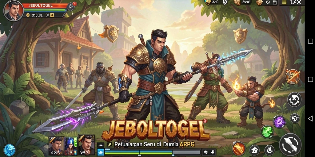Tampilan permainan epik dalam JEBOLTOGEL yang penuh aksi.