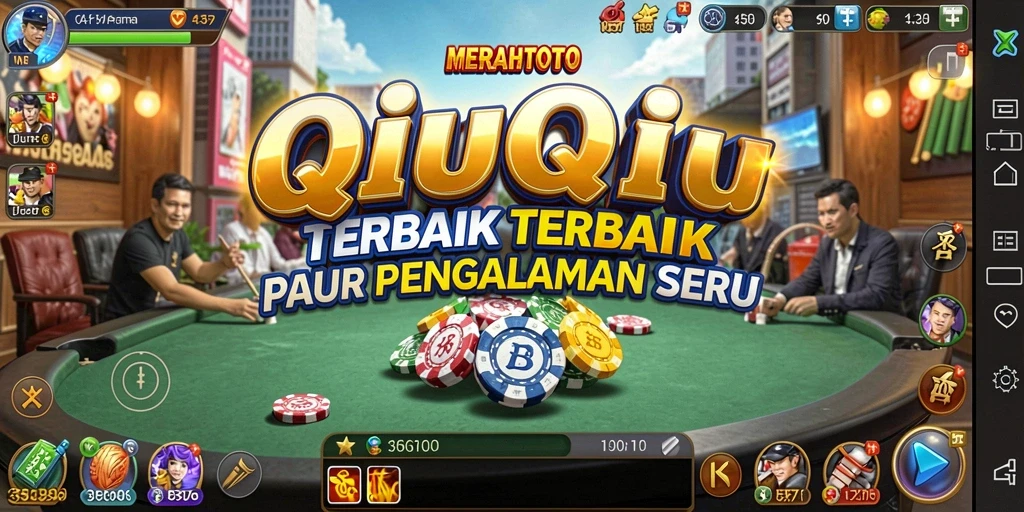 Screenshot gameplay QiuQiu di MERAHTOTO yang seru.