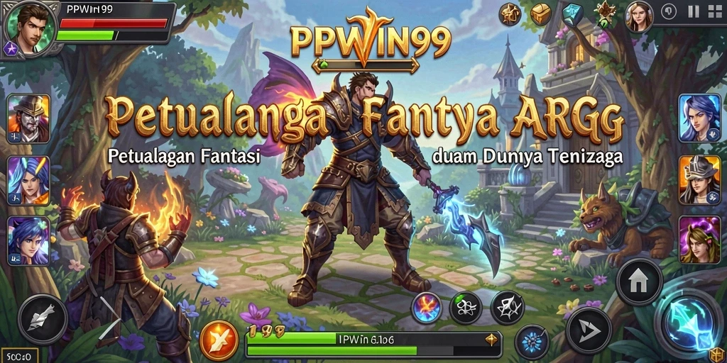 Gameplay seru PPWIN99 dengan karakter dan monster yang menantang.