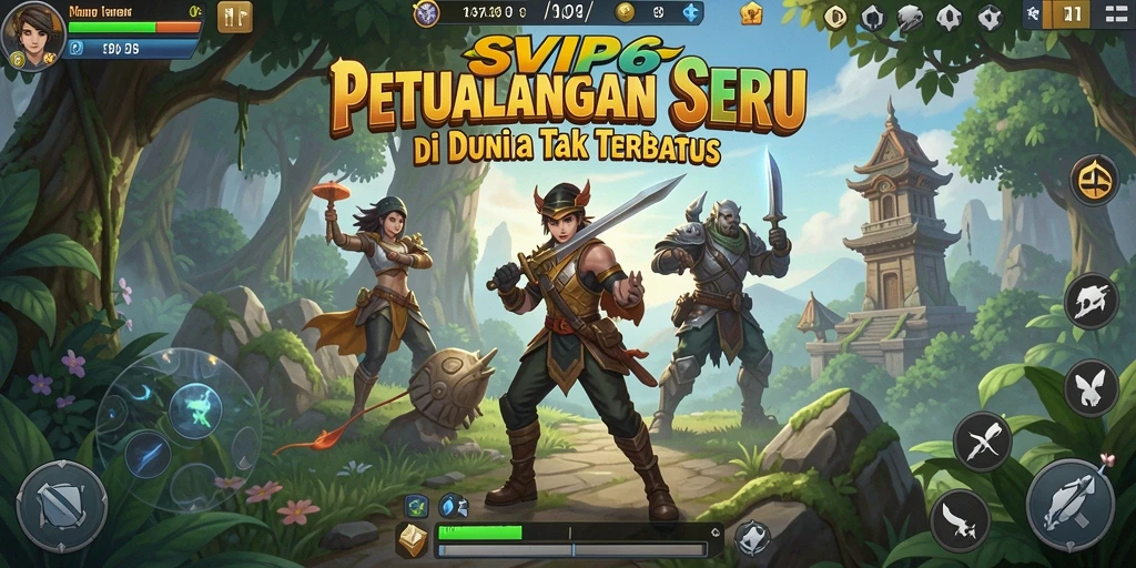 Tampilan gameplay seru dalam petualangan SVIP6.