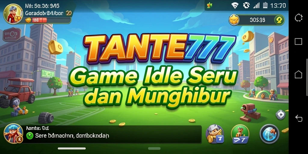 Tampilan gameplay menarik dari TANTE777 dengan karakter dan aktivitas seru.