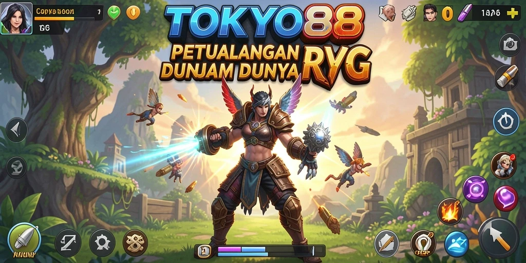 Gameplay RPG seru dengan grafik memukau di TOKYO88.