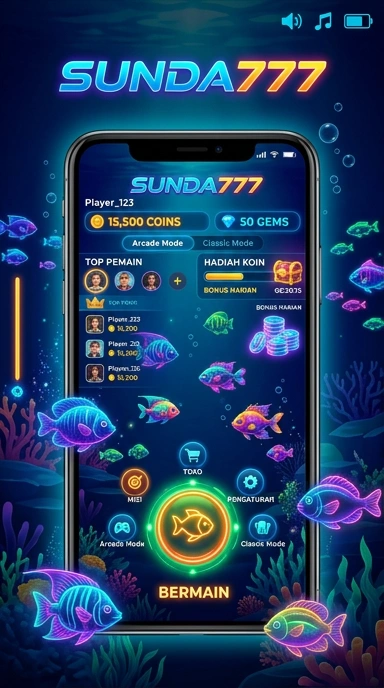 Tampilan antarmuka aplikasi sund777 yang sederhana dan intuitif.